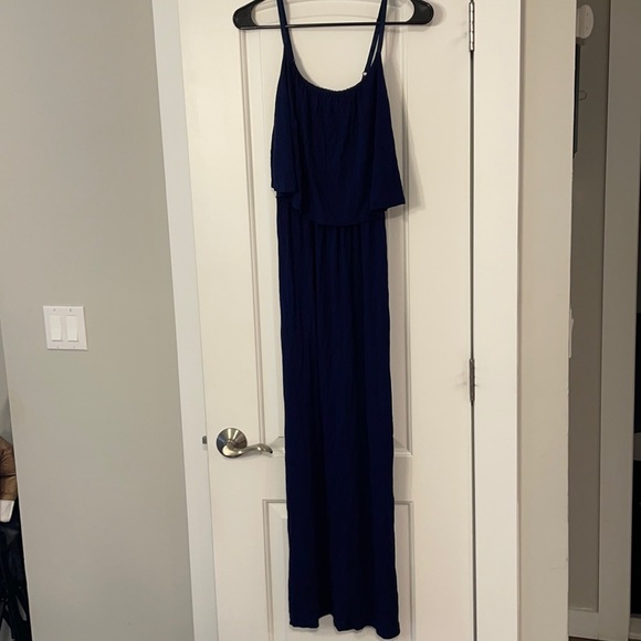 Blue Sundress with Top Ruffle - Picture 2 of 5